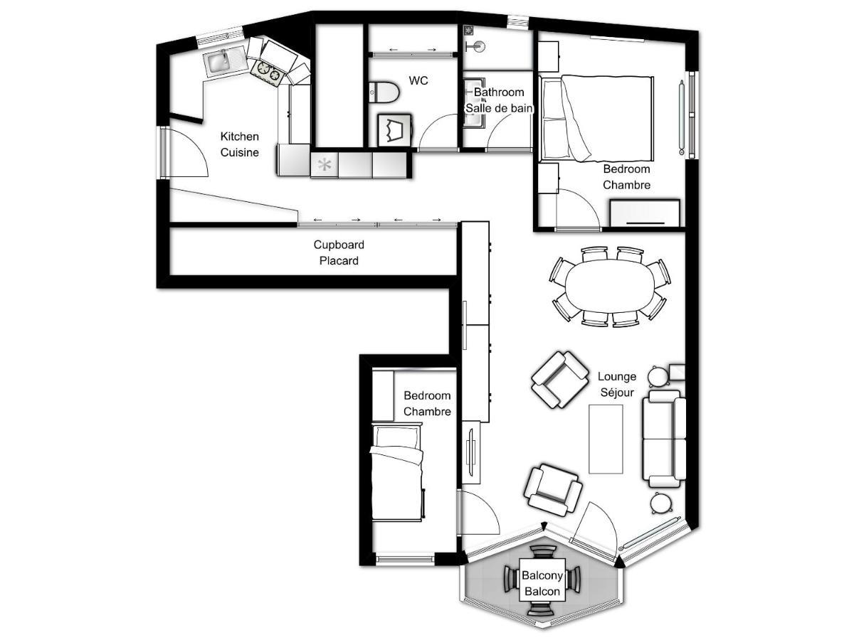Le Beausite C Apartment - Chamonix All Year ภายนอก รูปภาพ